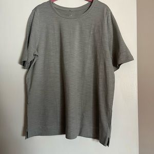 J.Jill elbow sleeve slub tee.